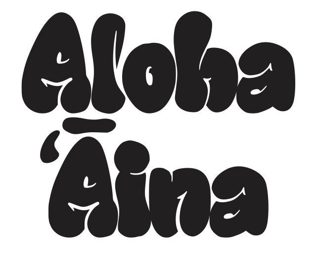 Aloha Aina Bubbz Diecut Sticker