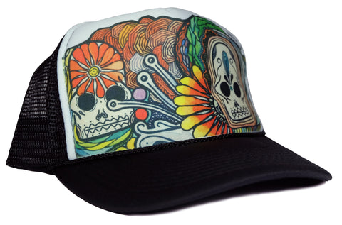 "Every Day Can Be The Day of The Dead" Trucker By NECK10