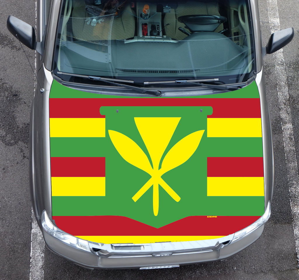 *Maoli Flag Hood Wrap (Tacoma 05-15)