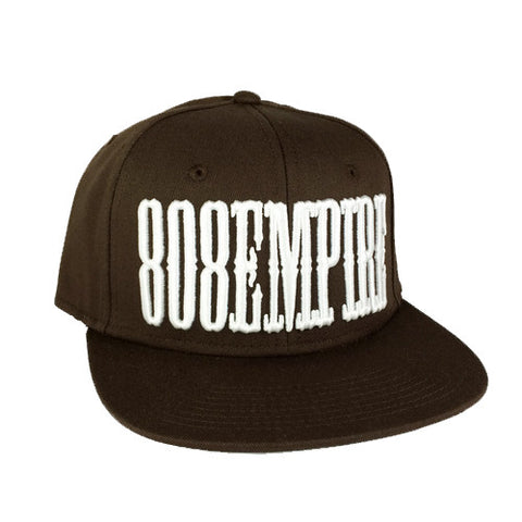"Country" Brown 3D Snapback By 808 Empire