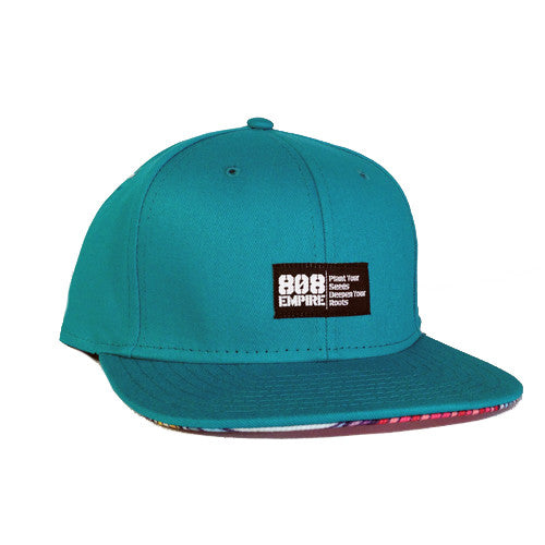 "Swavy" TEAL Woven Snapback By 808 Empire