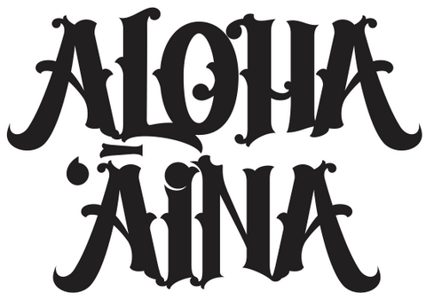 Aloha Aina Van Diecut Sticker