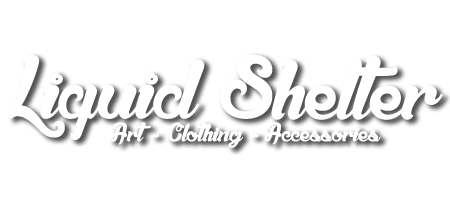 Liquid Shelter 'Art, Clothing, and Accessories' logo