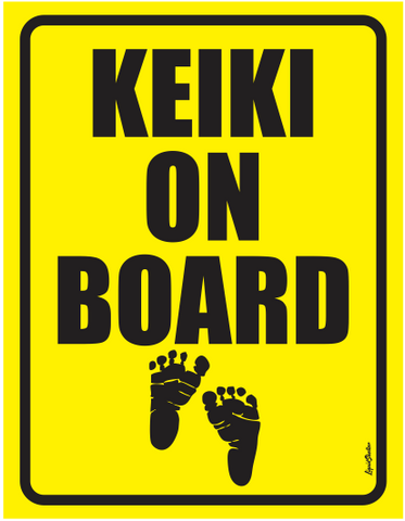Keiki On Board Sticker