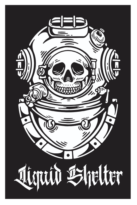 Skully Sticker by Liquid Shelter