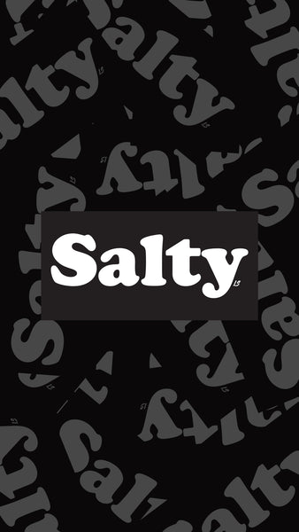 Salty Screen Printed Sticker