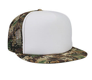 132-1125 - Camo Flat Visor Otto Blank