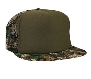 132-1125 - Camo Flat Visor Otto Blank