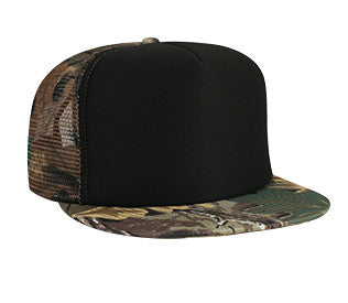 132-1125 - Camo Flat Visor Otto Blank