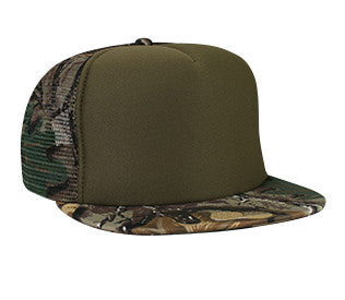 132-1125 - Camo Flat Visor Otto Blank