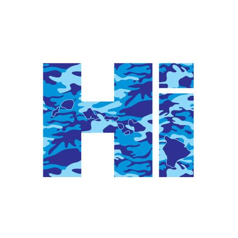 *Hi Chain Camo Sticker