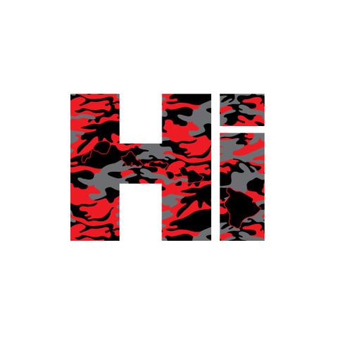 *Hi Chain Camo Sticker