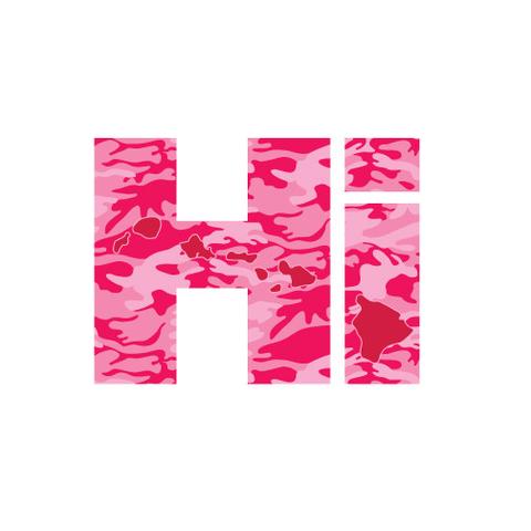 *Hi Chain Camo Sticker