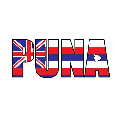 Puna Impact 8" Sticker (click for colors)