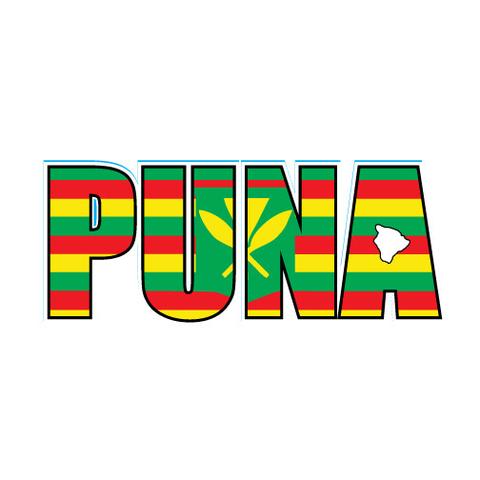 Puna Impact 8" Sticker (click for colors)