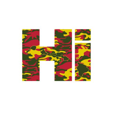 *Hi Chain Camo Sticker