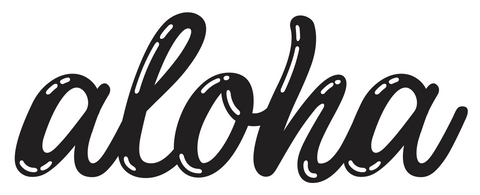 Aloha Letto Diecut Sticker