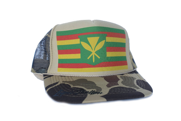 +Maoli Flag Trucker By Liquid Shelter