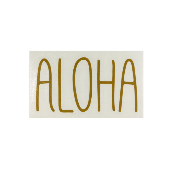+Aloha Skinny Diecut Sticker