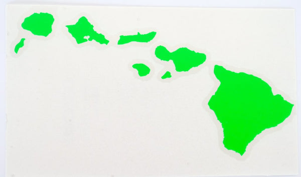 Hawaiian Island Chain 6" Diecut Sticker