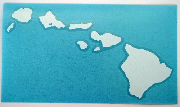 +Hawaiian Island Chain 8" Diecut Sticker