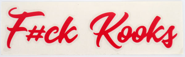 F#ck Kooks Soda Diecut Sticker