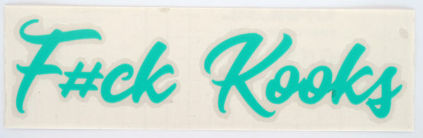 F#ck Kooks Soda Diecut Sticker