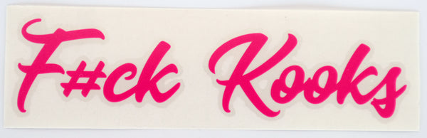 F#ck Kooks Soda Diecut Sticker