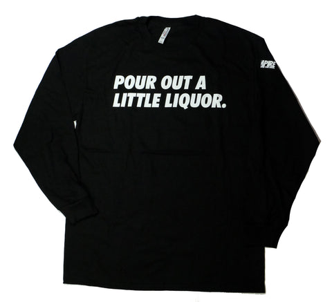 *"A Little Liqour" Black Long Sleeve by 808 Empire