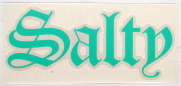 +Salty Old E Diecut Sticker