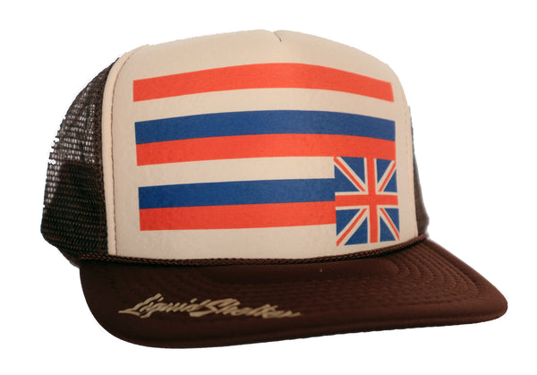 Flag Distressed Trucker