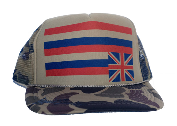 Flag Distressed Trucker