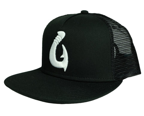 "Makau" Black Trucker By Tides Hawaii