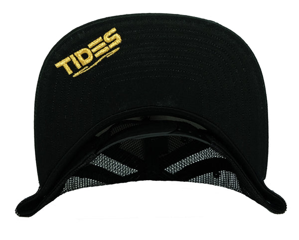 "Makau" Black/Matalic Trucker By Tides Hawaii