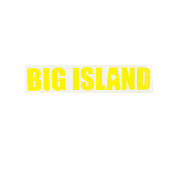 *Big Island 8" x 1.55" Diecut Sticker