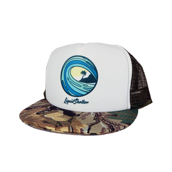 "Emblem" Camo Trucker By Liquid Shelter