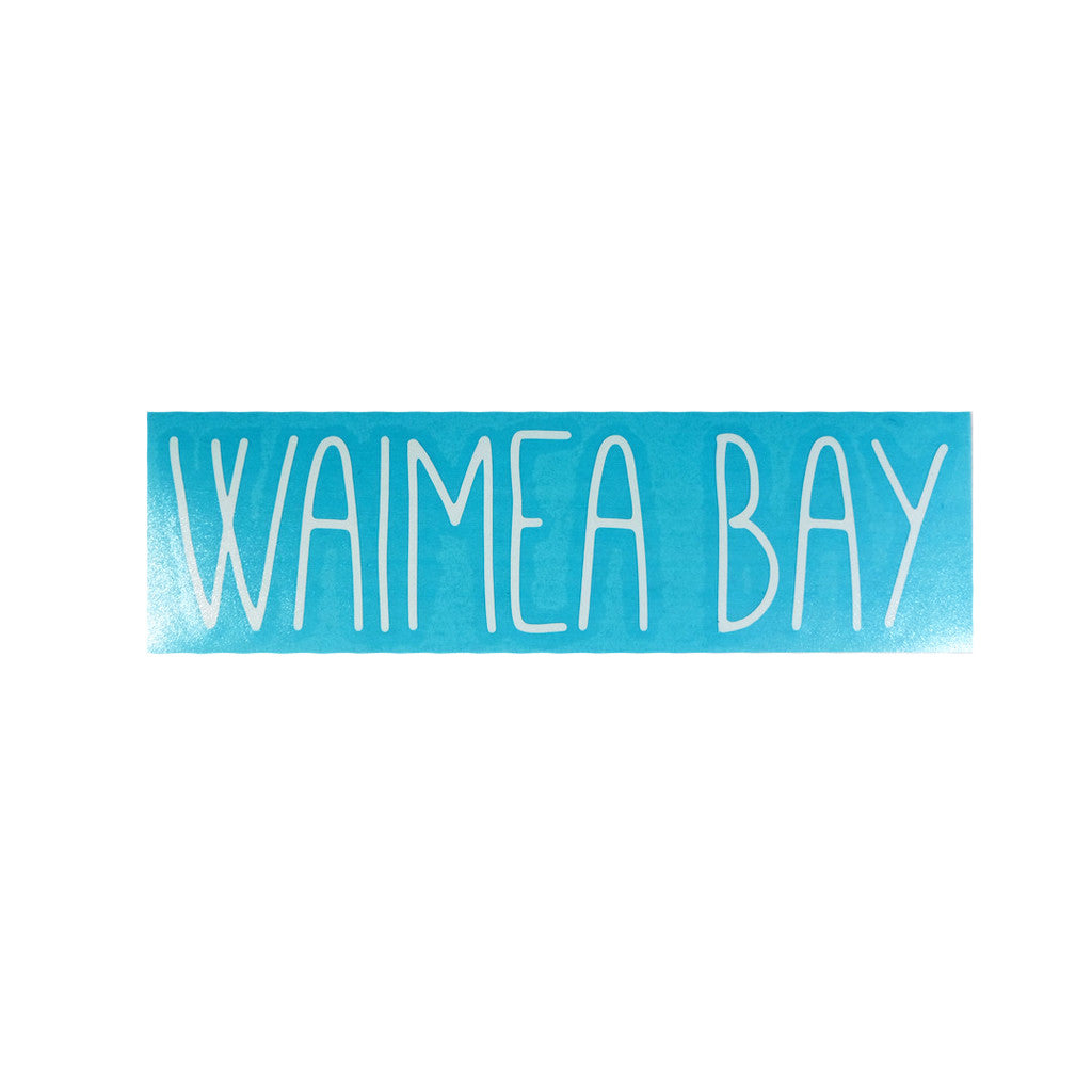 *Waimea Bay Skinny Diecut Sticker
