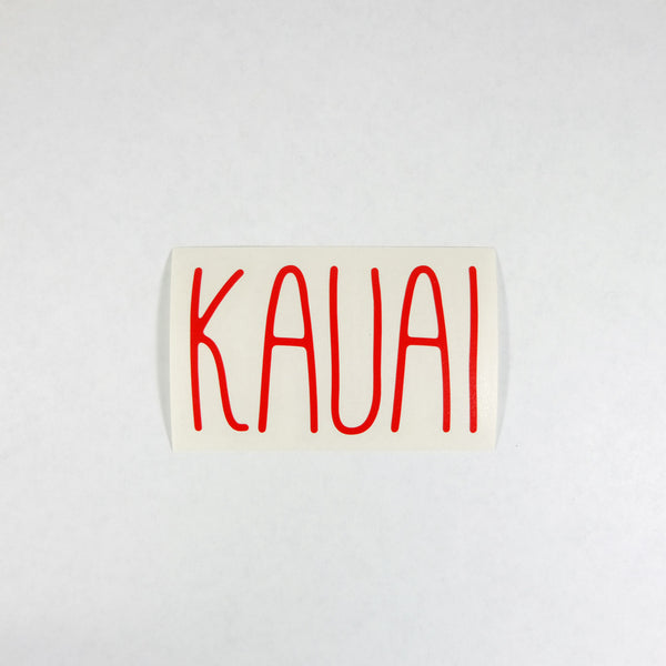 +Kauai Skinny Diecut Sticker