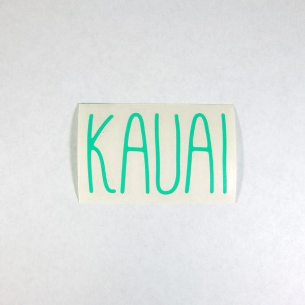 +Kauai Skinny Diecut Sticker