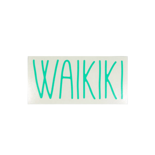 *Waikiki Skinny Diecut Sticker