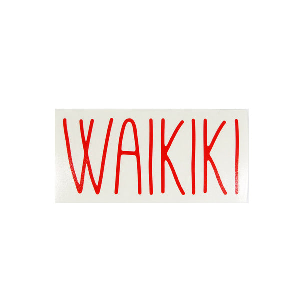 *Waikiki Skinny Diecut Sticker