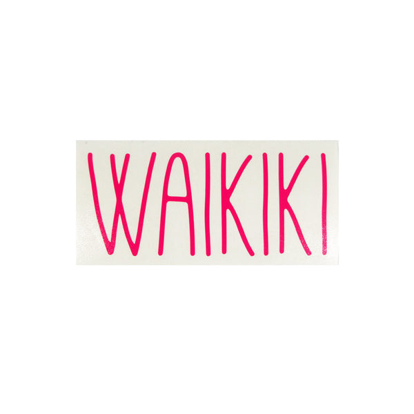 *Waikiki Skinny Diecut Sticker