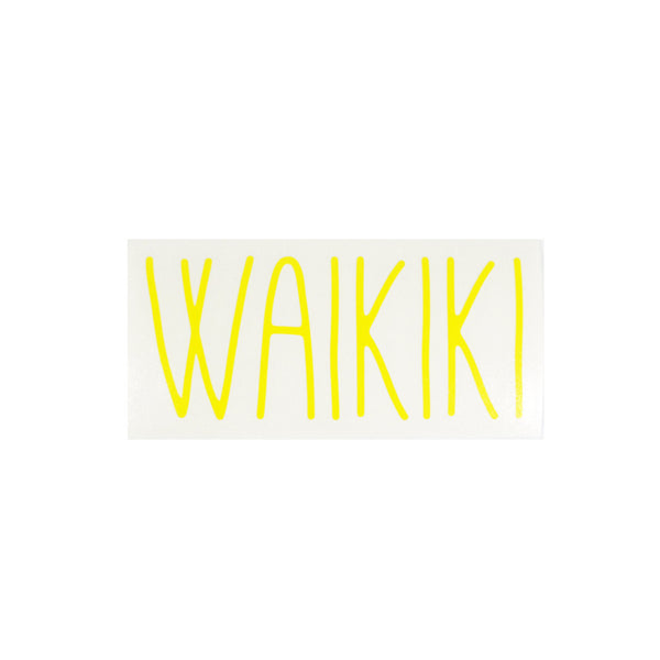 *Waikiki Skinny Diecut Sticker