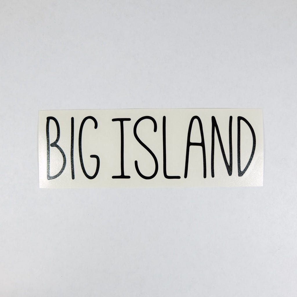 Big Island Skinny Diecut Sticker