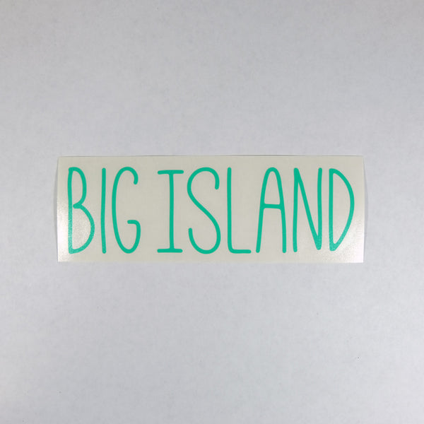 Big Island Skinny Diecut Sticker