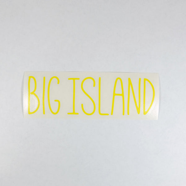 Big Island Skinny Diecut Sticker