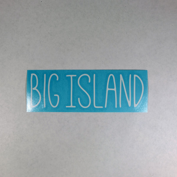 Big Island Skinny Diecut Sticker