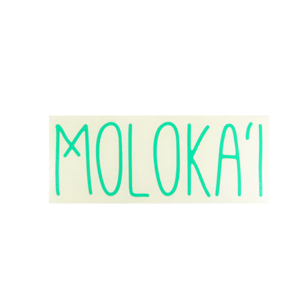 Moloka'i Skinny Diecut Sticker (Okina)