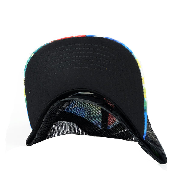 Otto Royal Flower Cap Foam Trucker Blank