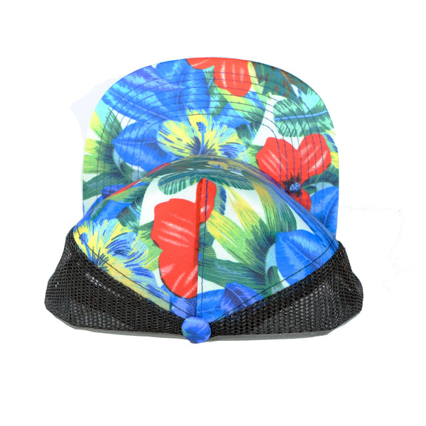 Otto Royal Flower Cap Foam Trucker Blank